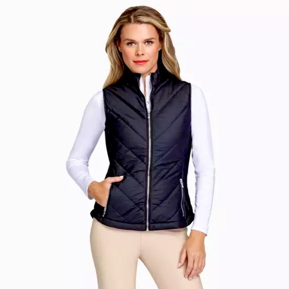Tail Jackets & Blazers - Tail Sonny Vest - Onyx Black Quilted Vest, Med